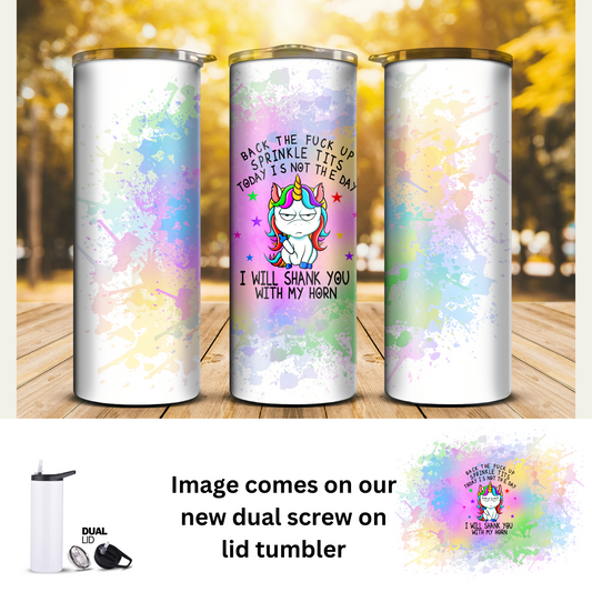 20 oz Tumbler - Sprinkle Tits Pastel