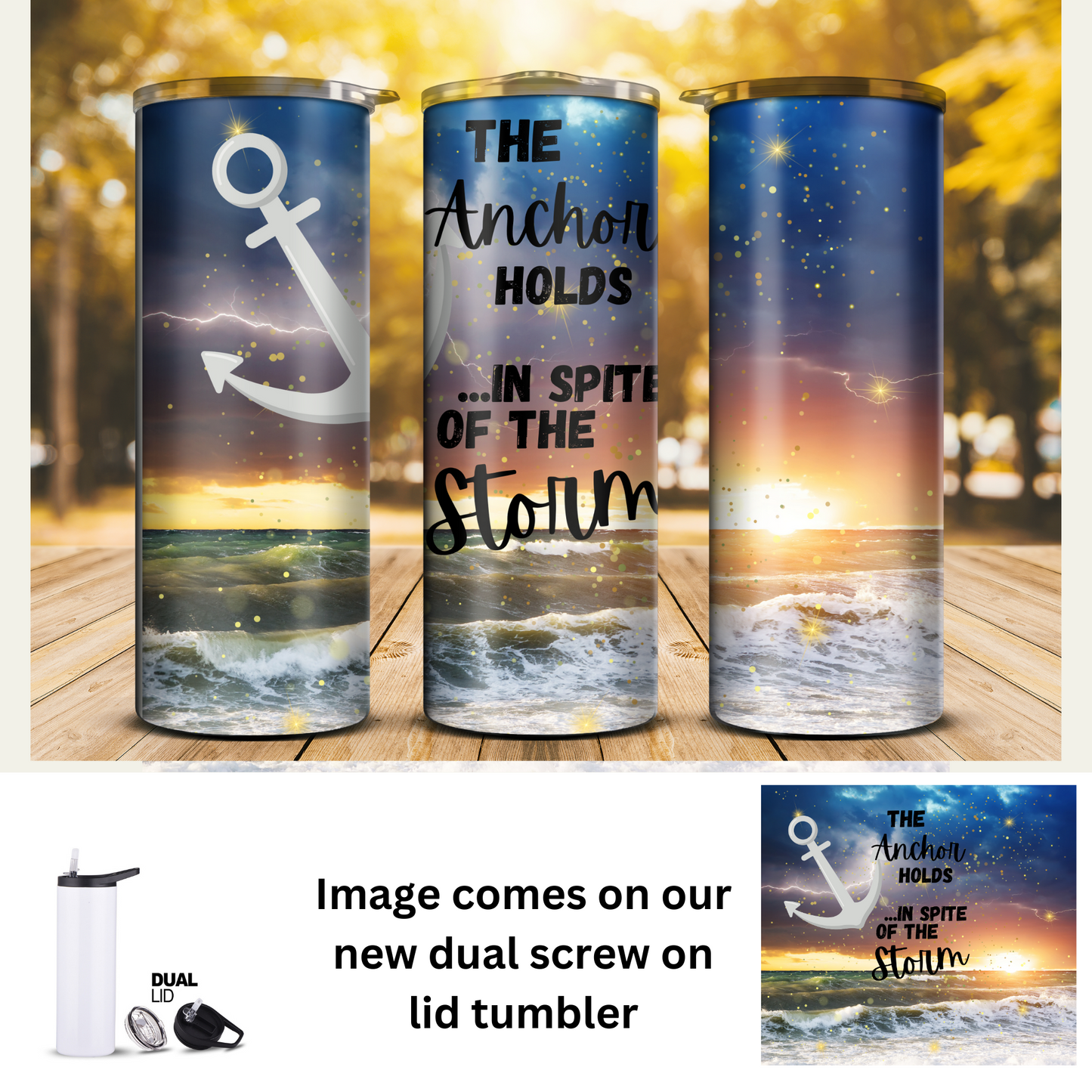 20 oz Tumbler - The anchor holds