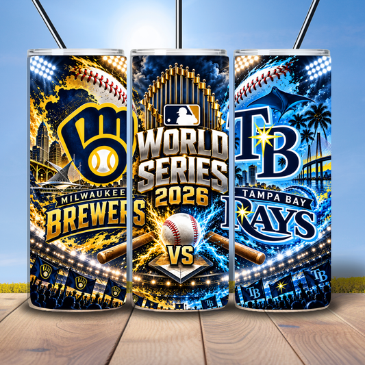 Tumbler | World Series Brewers vs Rays