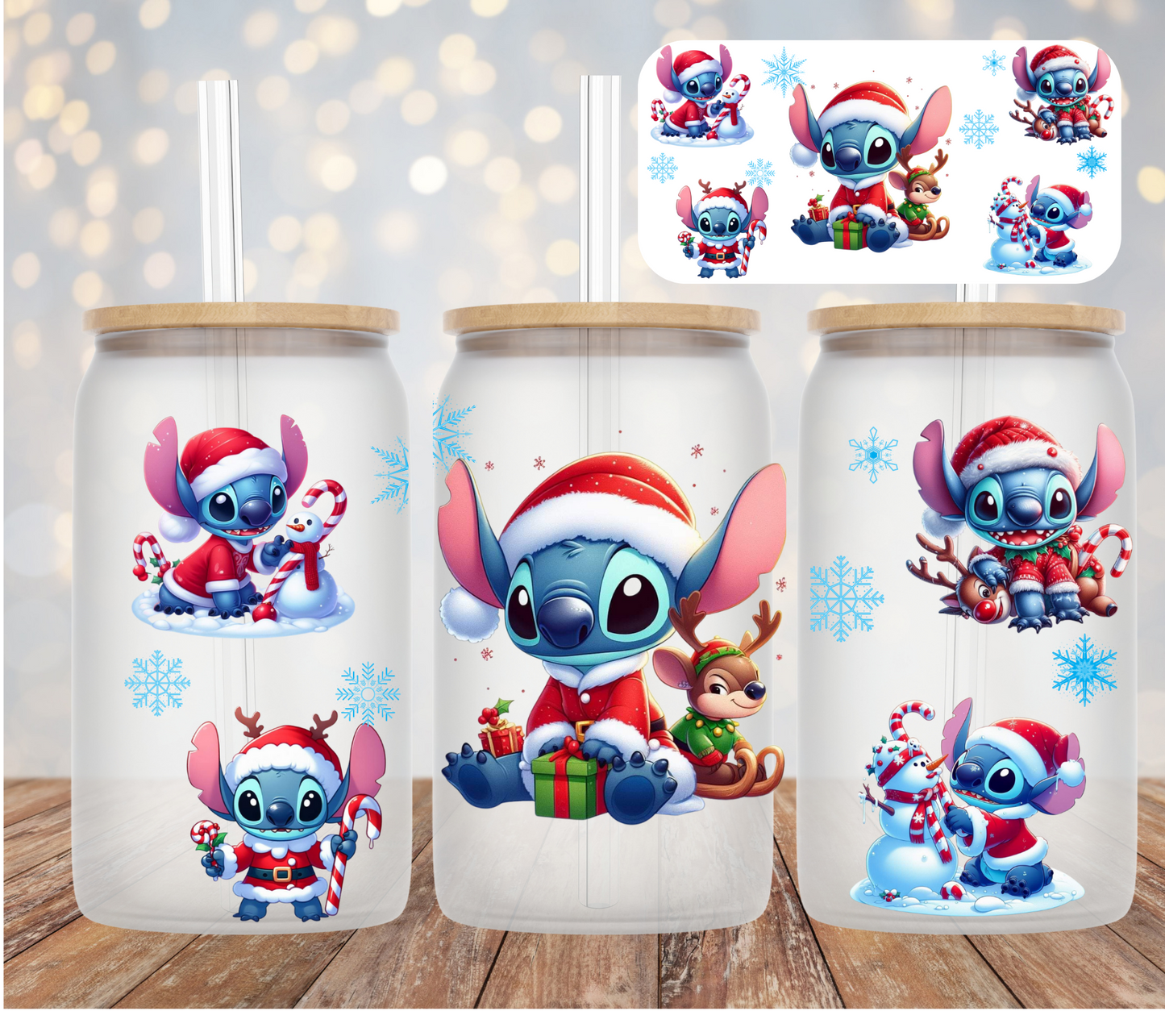 Libbey Glass - Stitch Christmas