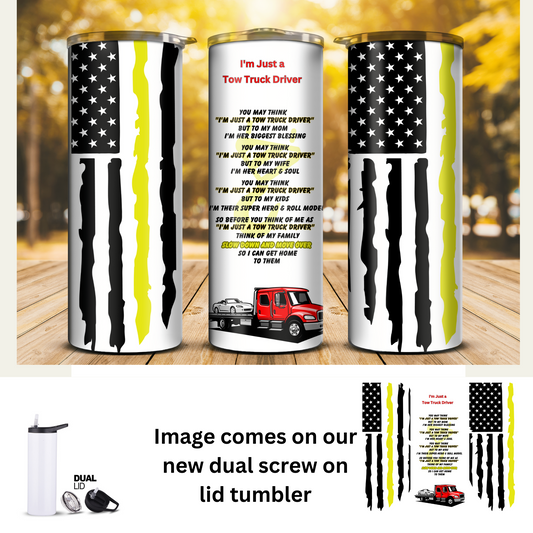 20 oz Tumbler - Tow Prayer