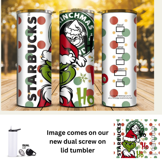 20 oz Tumbler - Grinch Starbucks