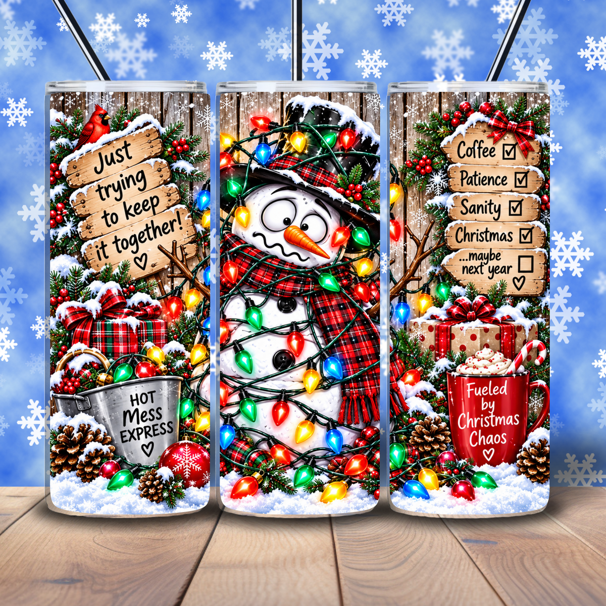 Tumbler |  Snowman