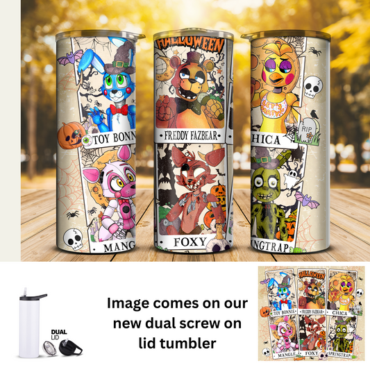 20 oz Tumbler - Five Nights at Freddy's Cards