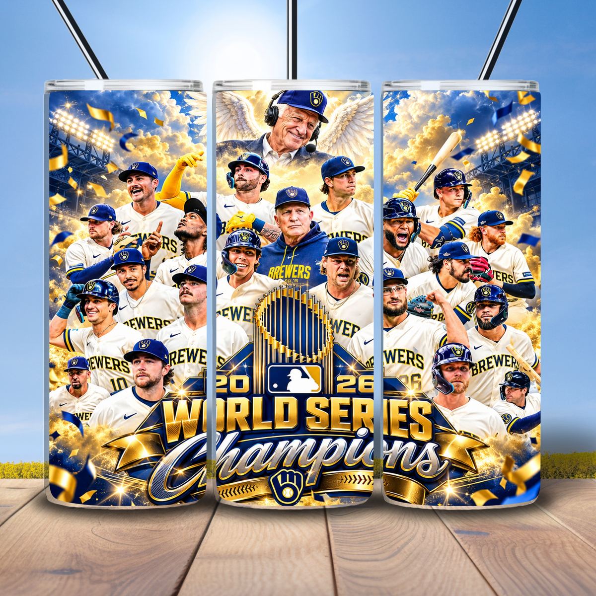 Tumbler | World Series Win Brewers Uecker