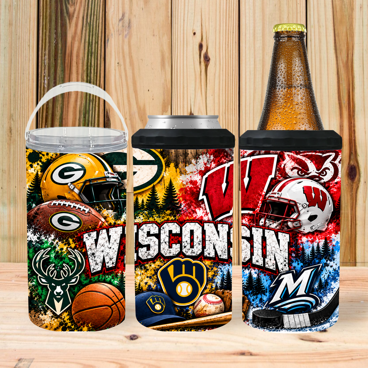 Koozie | Wisconsin Fan