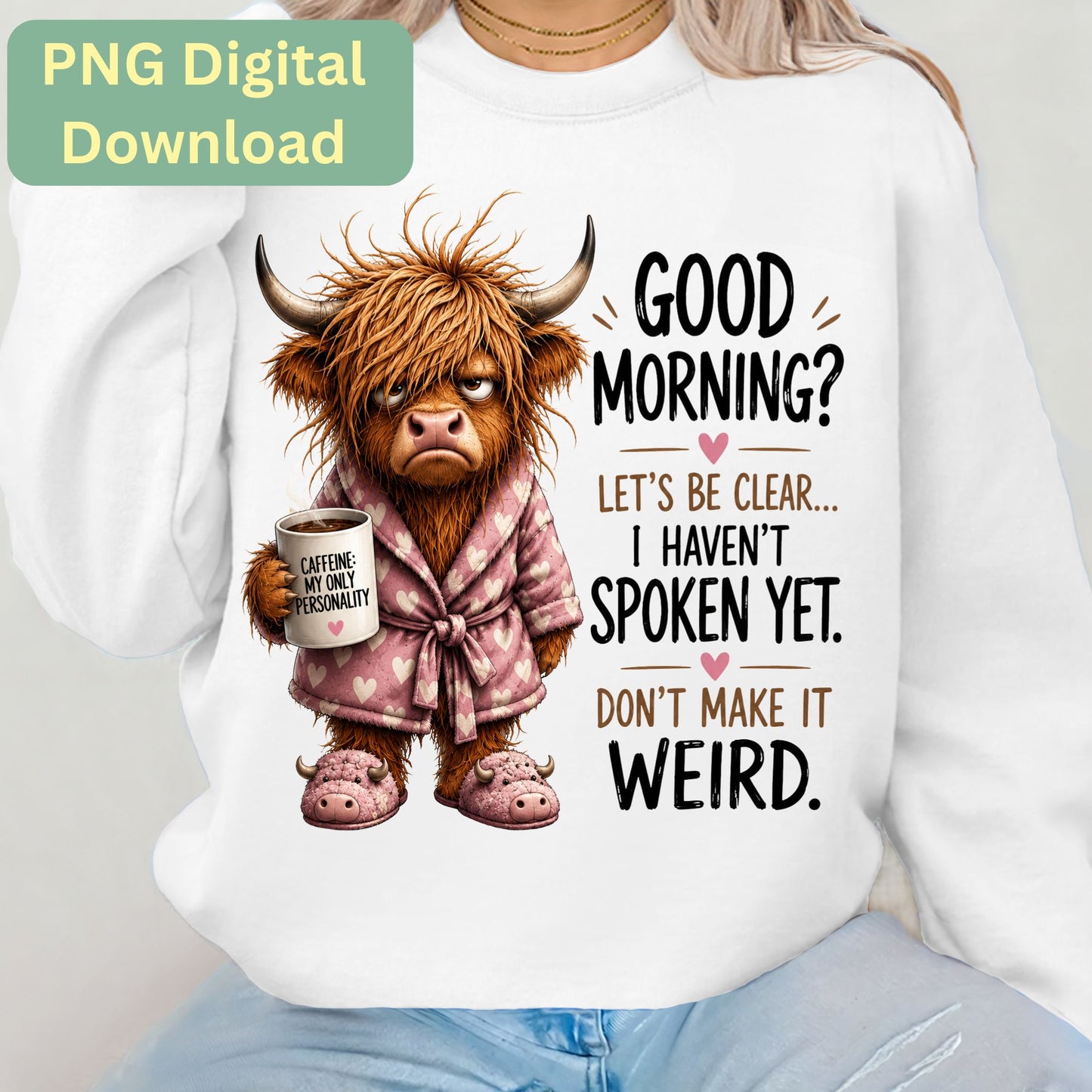 Digital Download - Clipart - Don't make it weird