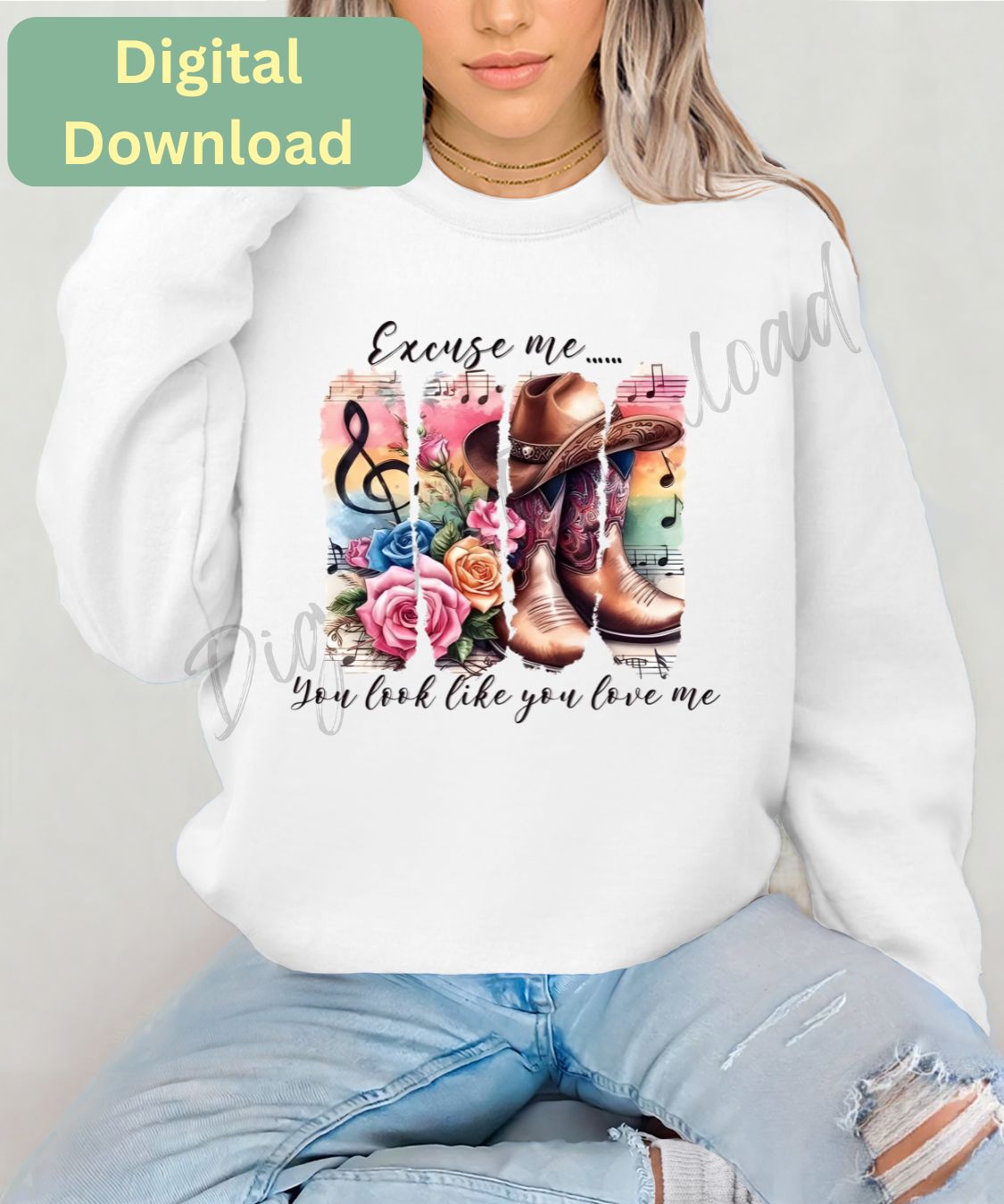 Digital Download - Clipart - Excuse me